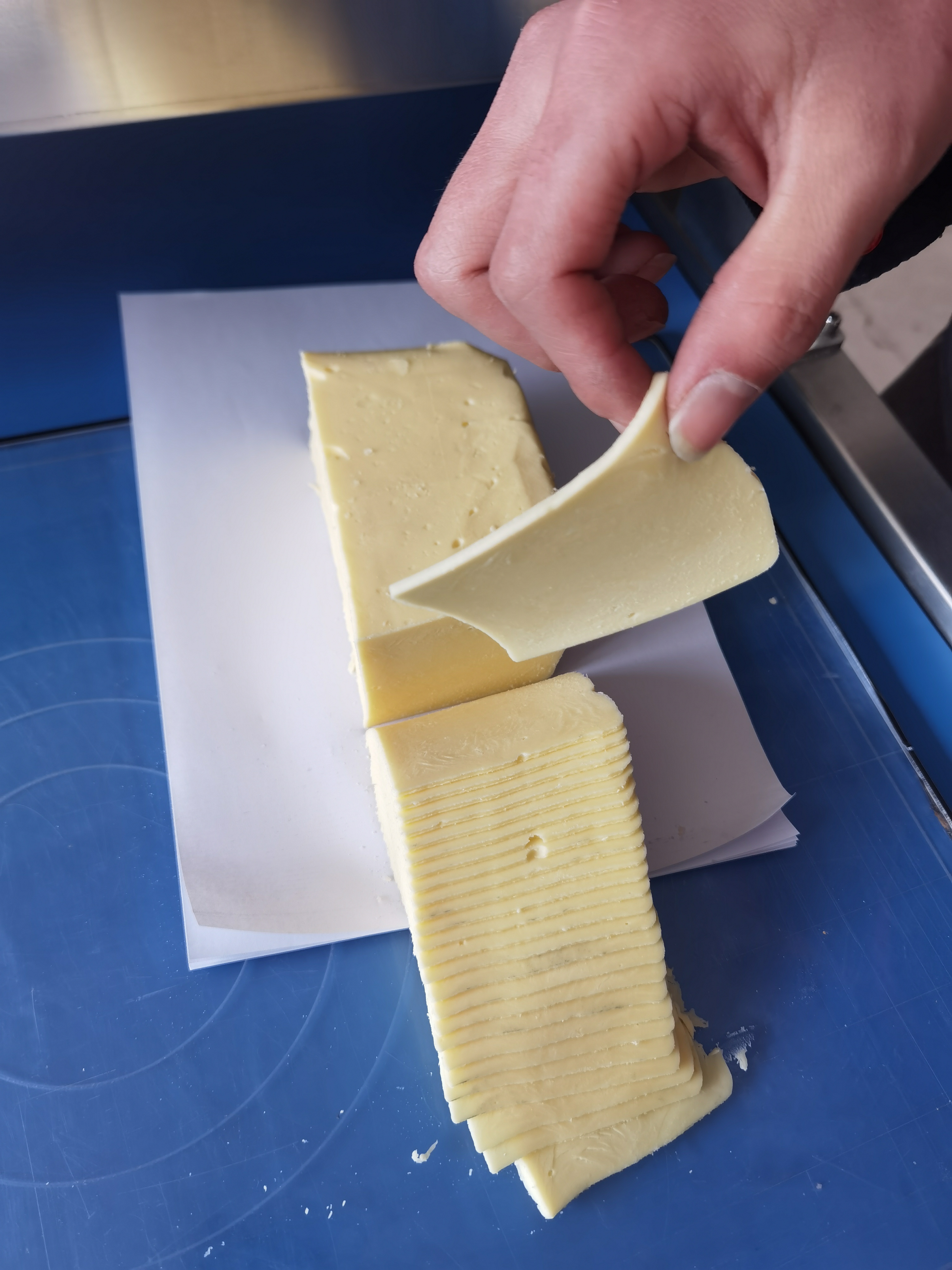 Cortadora automática de mantequilla 600P, corte de palitos de queso Mozzarella