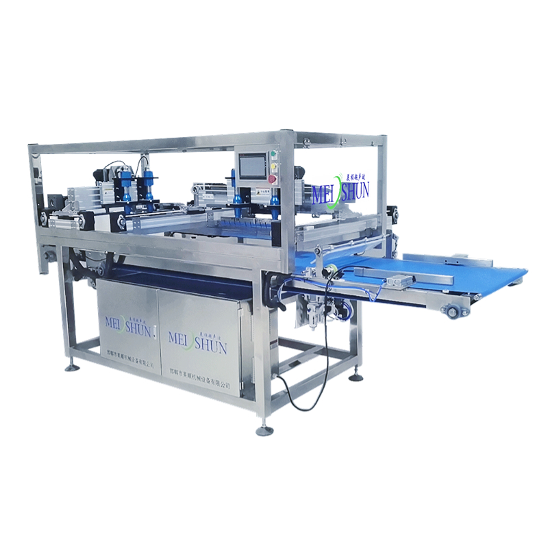 Línea de producción automática personalizada de corte de pastelería