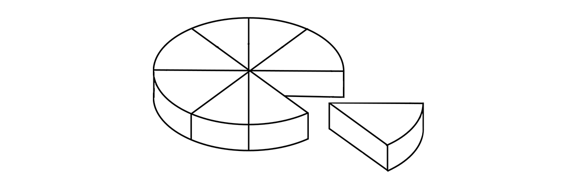 Porción de pastel individual con separadores de papel 5