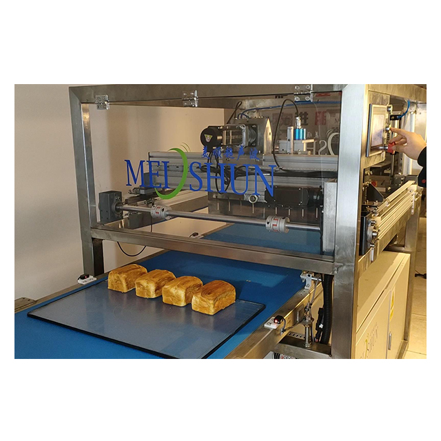 Línea automática de corte de pan
